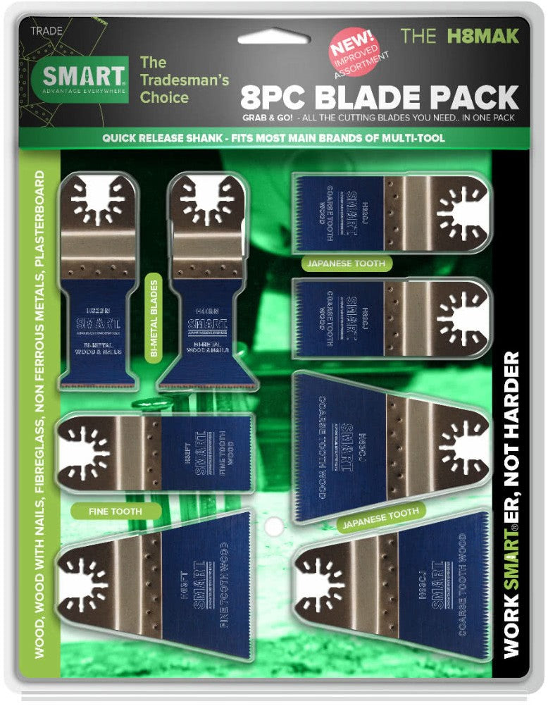 SMART blades Multitool blad assortiment - H8MAK