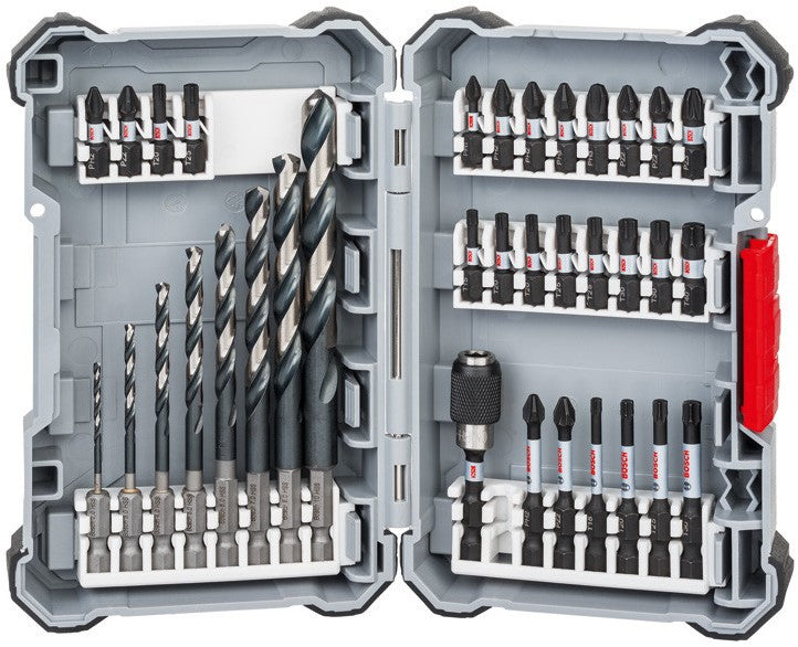 Bosch Blue Box L 35-piece Metal Drill & Screwdriver Bit Set - 2608577148