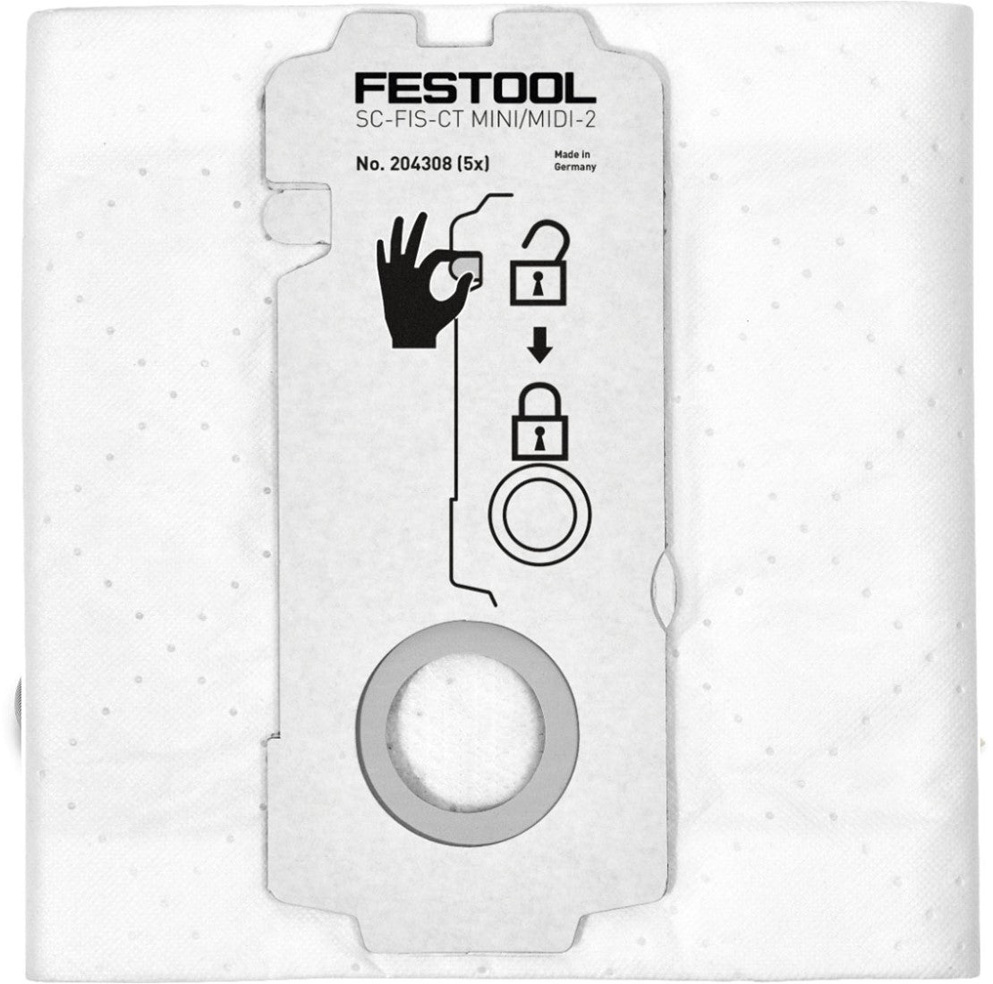 Festool SELFCLEAN filter bag SC-FIS-CT MINI/MIDI-2/5/CT15 204308