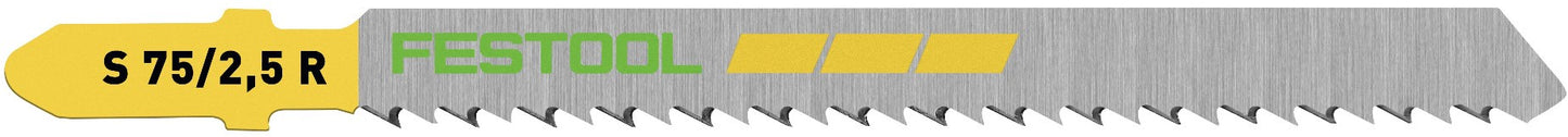 Festool Jigsaw blade S 75/2.5 R PU=5