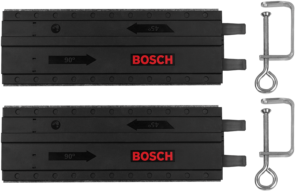 Bosch 2-part plastic guide rail with glue clamps - 2609255732