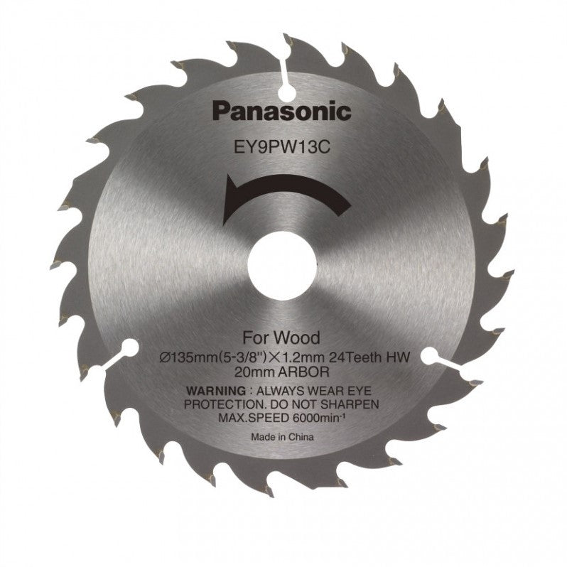 Panasonic EY9PW13C Kreissägeblatt 135x20mm 24T Holz