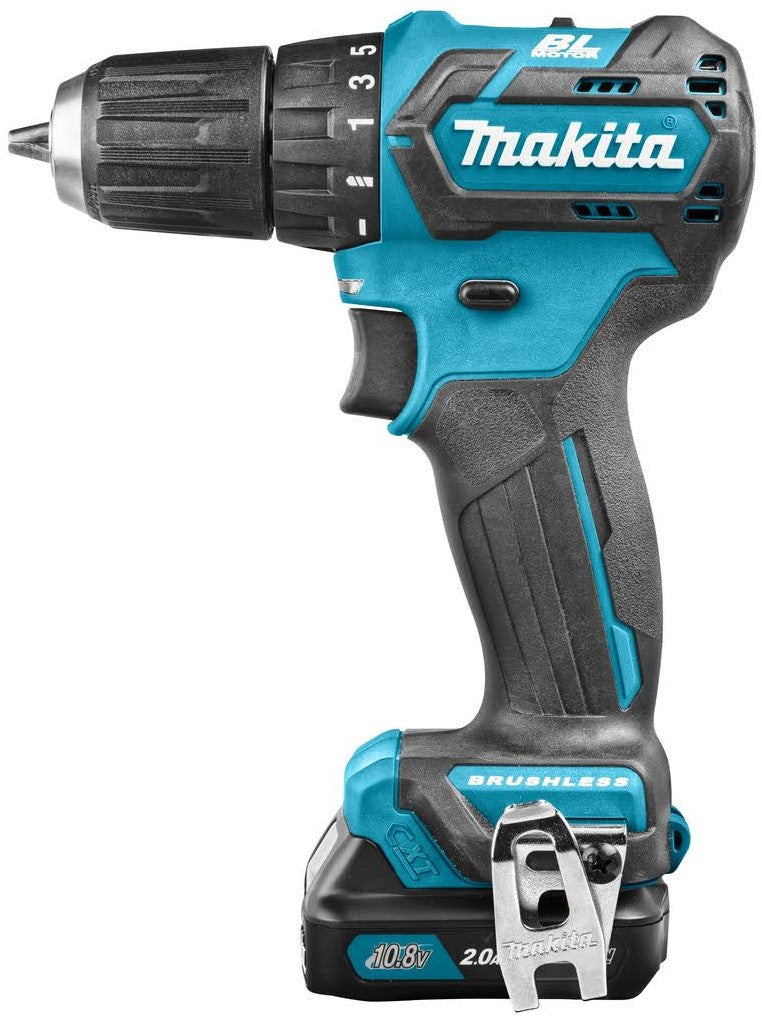 Makita HP332DSAJ Cordless Impact Drill BL 10.8V 2.0Ah in Mbox