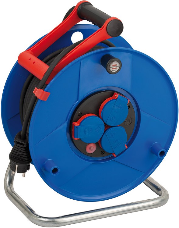 Brennenstuhl Garant IP44 kabelhaspel 25m AT-N05V3V3-F 3G1,5 blauw