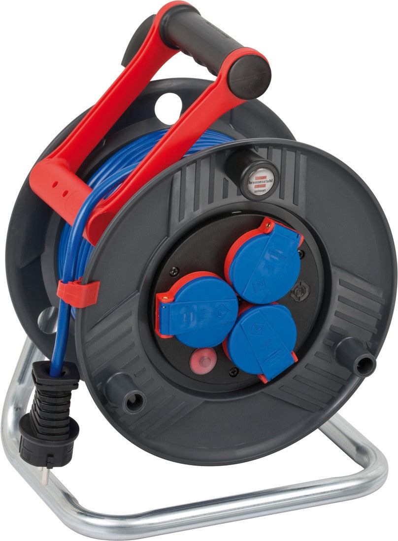 Brennenstuhl Garant IP44 kabelhaspel 25m AT-N05V3V3-F 3G1,5 blauw