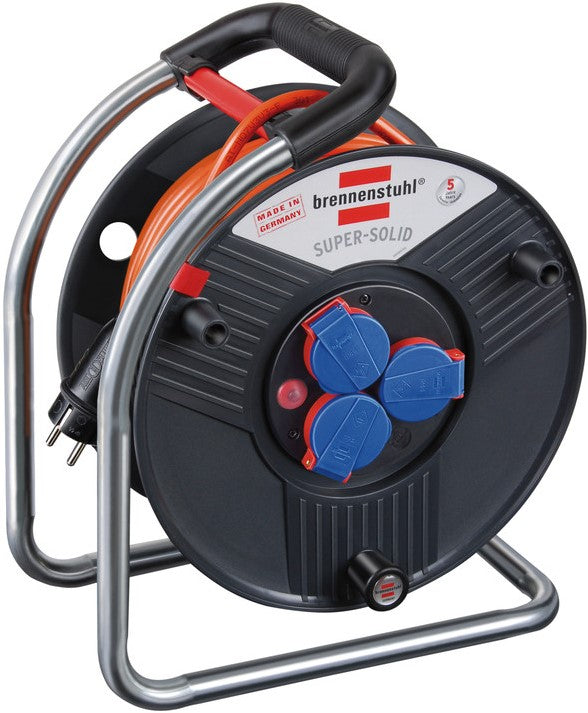 Brennenstuhl Super-Solid BQ IP44 kabelhaspel voor nijverheid/bouw 25m H07BQ-F 3G2,5