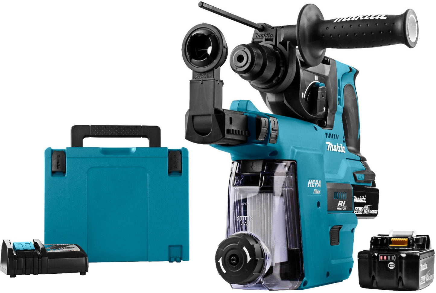 Makita DHR242RTJW Cordless Combi Hammer SDS+ 18V 5.0Ah Li-ion in Mbox