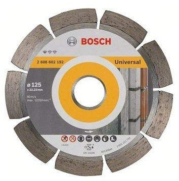 Bosch Diamantdoorslijpschijf 125x22.2mm. Universeel 2608602192