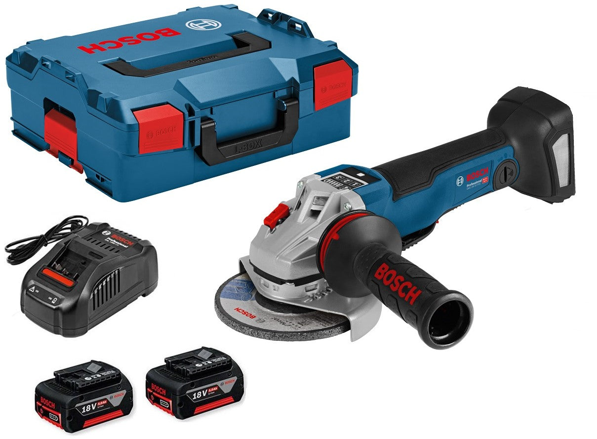 Bosch GWS 18V-10 PC Cordless Angle Grinder 18V 5.0Ah Li-ion in L-Boxx