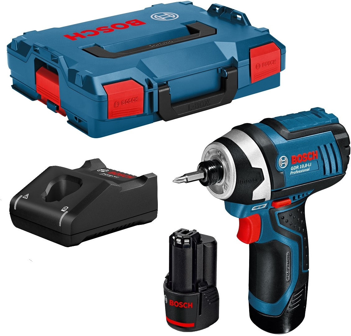 Bosch GDR 12V-105 Cordless Impact Driver 12V 2.0Ah Li-ion in L-Boxx - 06019A6977