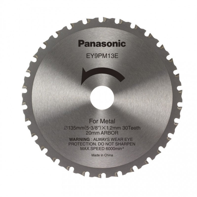 Panasonic EY9PM13E Circular saw blade 135x20mm 30T Metal