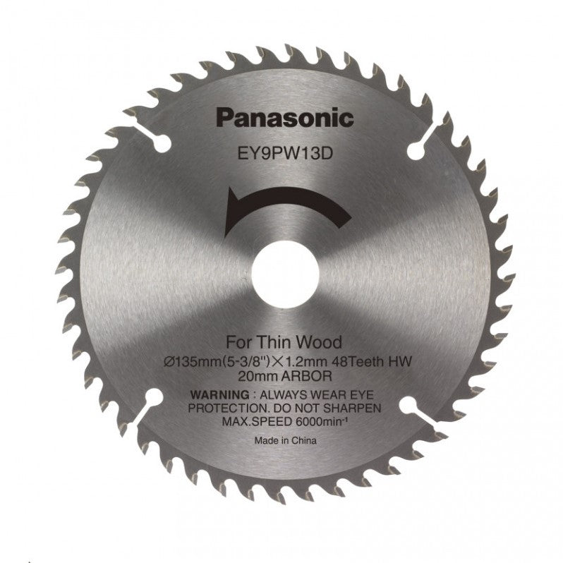 Panasonic EY9PW13D Kreissägeblatt 135x20mm 48T Holz