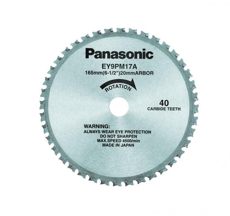 Panasonic EY9PW17A Kreissägeblatt 165x20mm 40T Holz