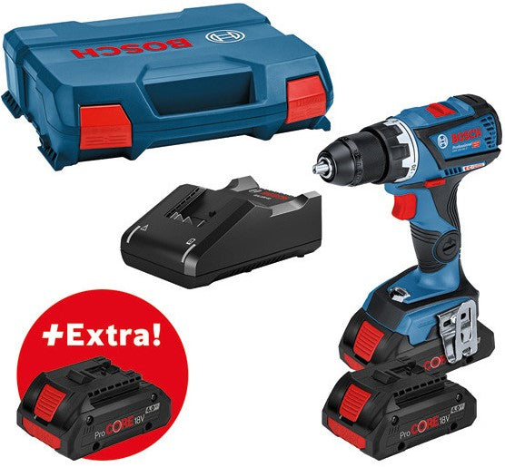 Bosch Professional GSR 18 V-60 C Cordless Drill/Screwdriver 18V 4.0Ah Li-ion in Case - 0615990L4R