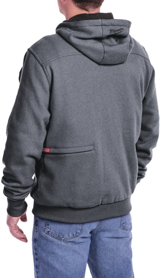 Milwaukee M12 HJ GREY3-0 (M) Accu Verwarmde Hoodie maat M 12V Losse Body M12™ - 4933464353
