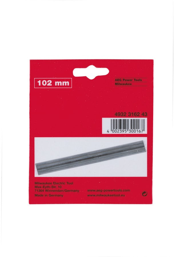 Milwaukee Hobelmesser 102 mm TCT wendbar – 2 Stück – 4932316243