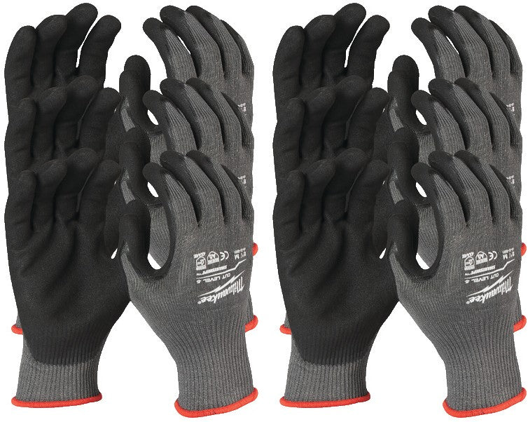 Milwaukee Schnittfeste Handschuhe Klasse 5 12er-Pack Handschuhe Schnittschutzklasse 5-L/9 - 4932471623