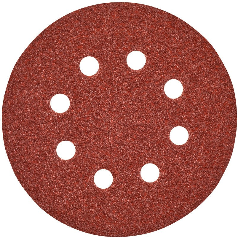 Milwaukee Schuurpapier voor excentrische schuurmachines Ø 125 mm - 8 gaten 125 mm H en L GR 40-5 stuks - 4932367740