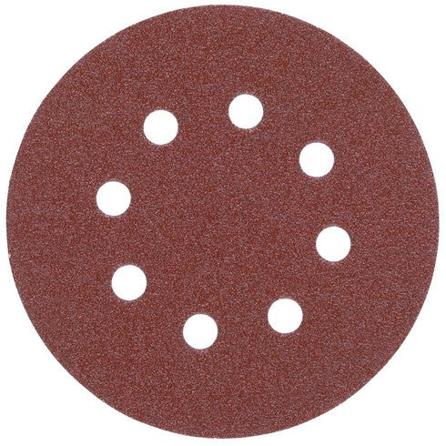 Milwaukee Schuurpapier voor excentrische schuurmachines Ø 125 mm - 8 gaten 125 mm H en L GR 60-5 stuks - 4932367741