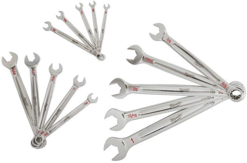 Milwaukee Combinatiesleutel sets 15 pct Maxbite Imperial Combinatie Spanner Set - 1 st - 48229415