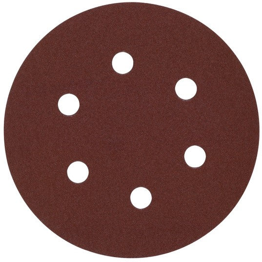 Milwaukee Schuurpapier voor excentrische schuurmachines Ø 150 mm - 6 gaten 150 mm H en L GR 120-5 stuks - 4932371593