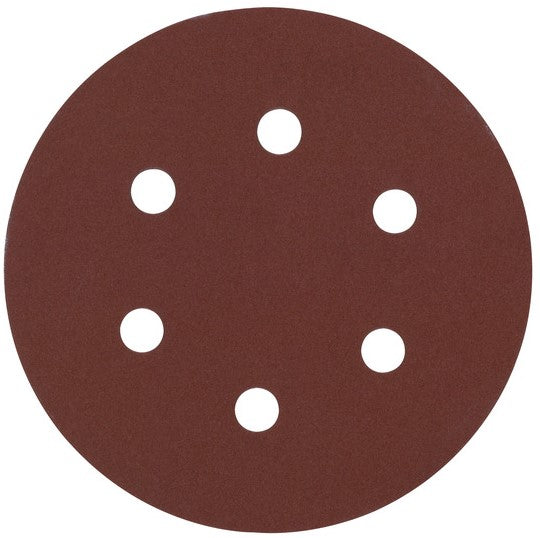 Milwaukee Schuurpapier voor excentrische schuurmachines Ø 150 mm - 6 gaten 150 mm H en L GR 240-5 stuks - 4932371595