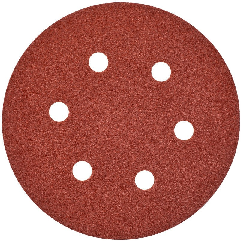 Milwaukee Schuurpapier voor excentrische schuurmachines Ø 150 mm - 6 gaten 150 mm H en L GR 80-5 stuks - 4932371592
