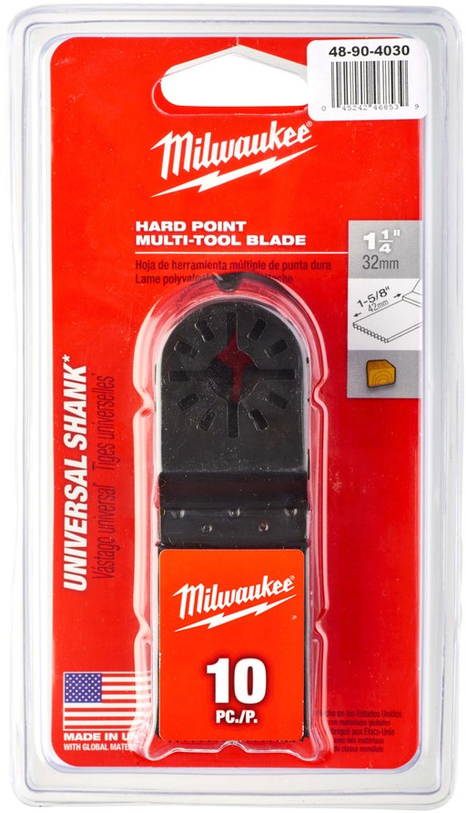 Milwaukee Multitool saw blades 32 mm Plunge Cut Blade - 10 pieces - 48904030