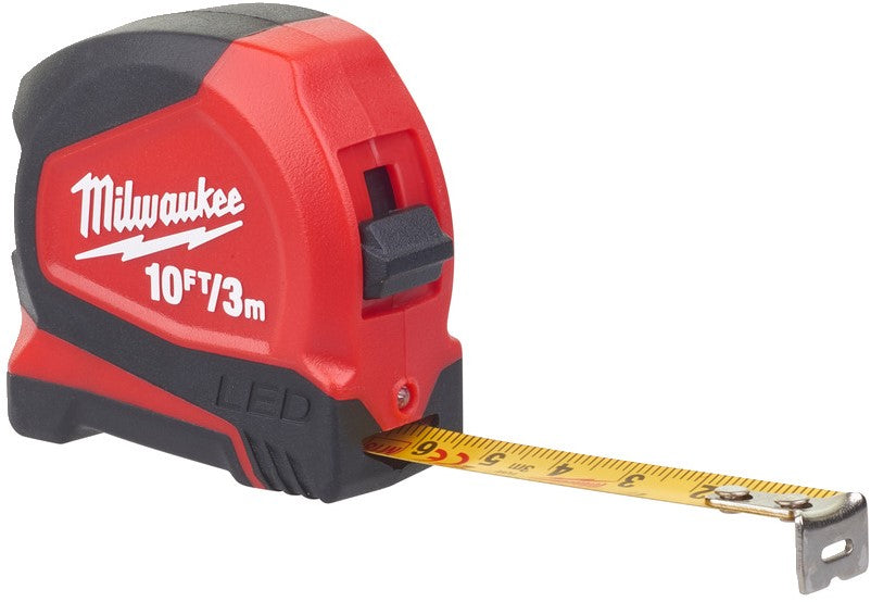 Milwaukee Tape Measure with LED Light 3m / 10ft Tape Measure with LED Light - 48226602