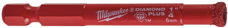 Milwaukee Diamond Plus™ Wet/Dry Drill Bits 6mm ¼"" Hex - 49560505