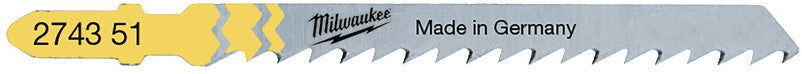 Milwaukee Jigsaw blades for clean and splinter-free sawing 75 x 4 mm T 101 D - 5 pieces - 4932274351