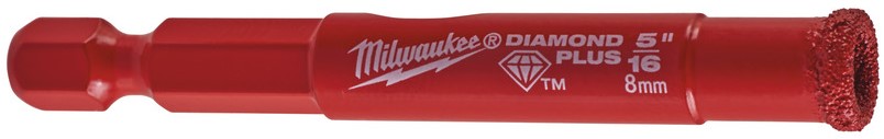 Milwaukee Diamond Plus ™ nat / droog boren 8 mm ¼"" Hex - 49560507