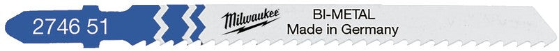 Milwaukee Traditional Jigsaw Blades Bi 75 x 2.5mm T101A sp. - 5 pieces - 4932274651