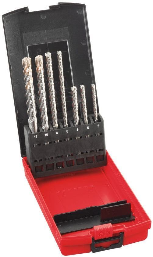 Milwaukee SDS-plus MX4 hamerboren - 4-kanten snijdend / cassettes Counter display SDS-Plus MX4 Boren (7 stuks) - 6 stuks - 4932352153