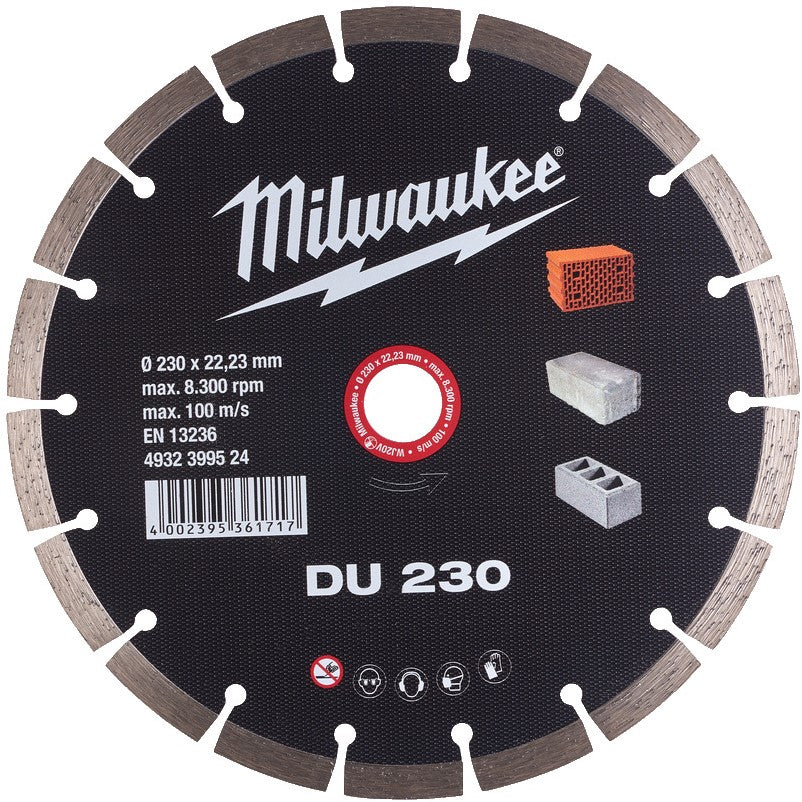 Milwaukee Diamantdoorslijpschijven DU DU 230 mm - 1 st - 4932399524
