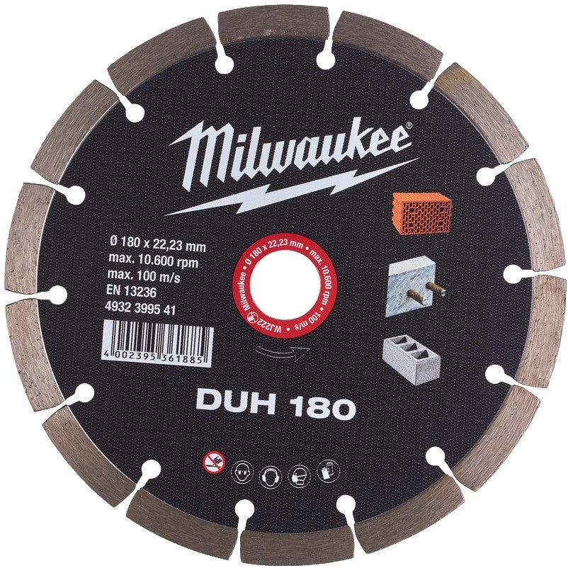 Milwaukee Diamantdoorslijpschijven DUH DUH 180 mm - 1 st - 4932399541