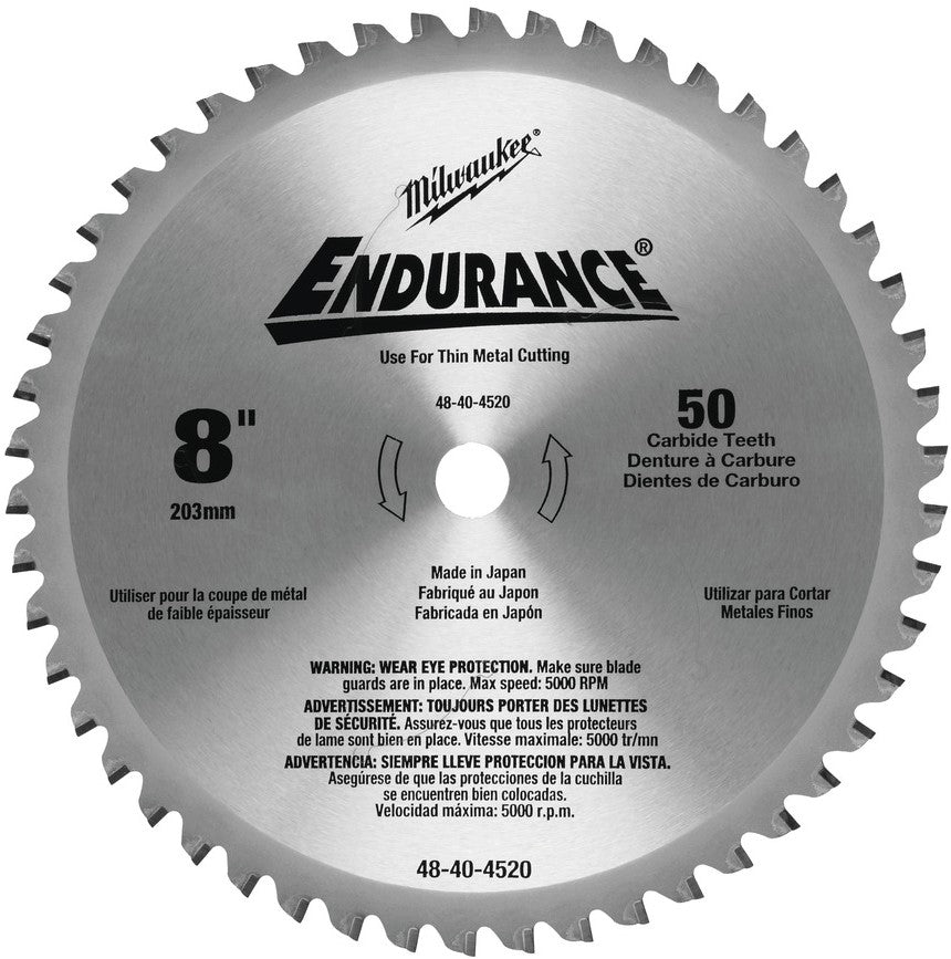 Milwaukee Cirkelzaagbladen voor metaal F 203 x 15,87 x 50-1 st - 48404520