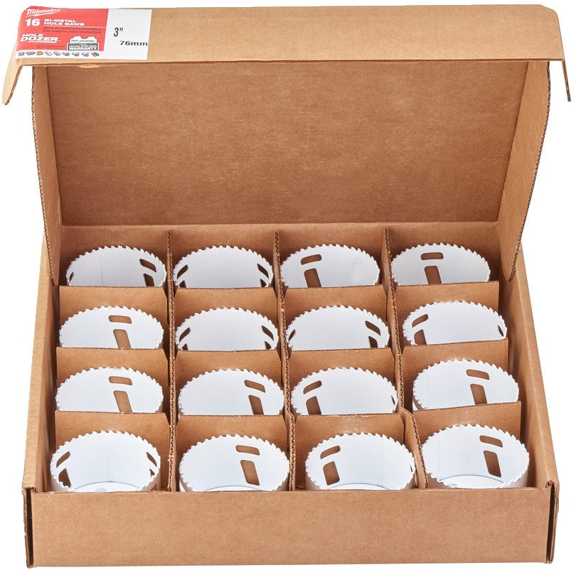 Milwaukee Hole Dozer™ Lochsägen Großpackungen Lochdozer Lochsäge – 76 mm – 16 Stück – 49565180