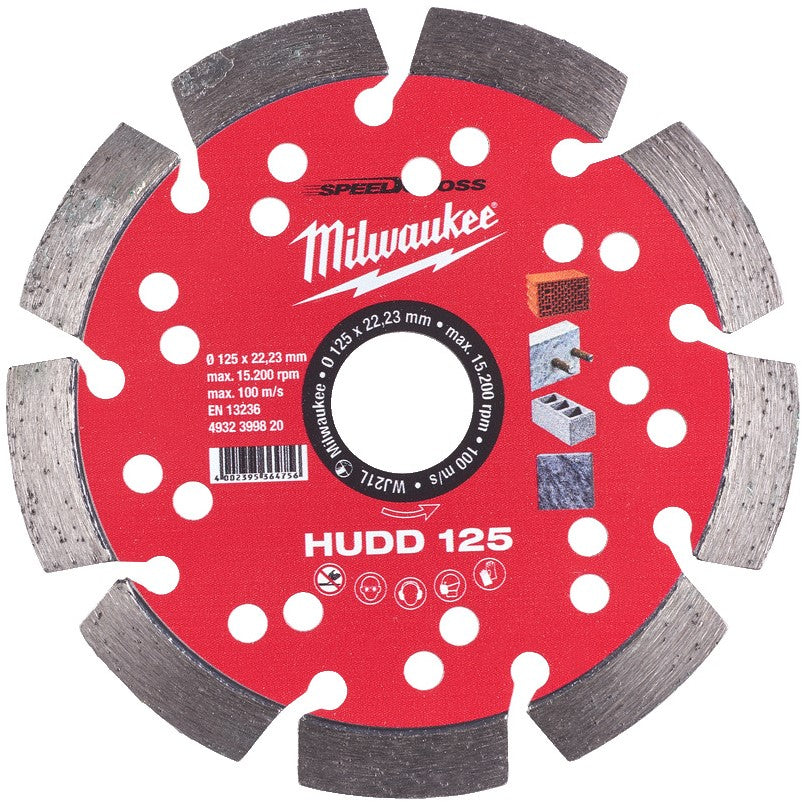 Milwaukee Speedcross HUDD Hudd 125mm - 1 pc - 4932399820