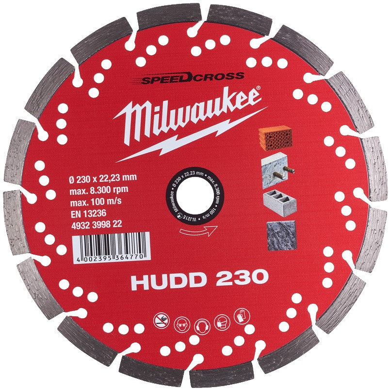 Milwaukee Speedcross HUDD Hudd 230 mm - 1 Stück - 4932399822