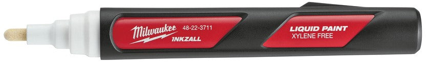 Milwaukee INKZALL™ verf markers. Liquid Paint Marker - White - 48223711