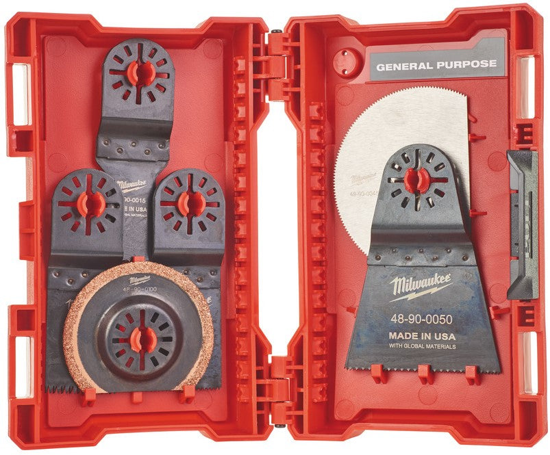 Milwaukee Multitool saw blades Multitool 9 pc Set - 9 pieces - 48901009