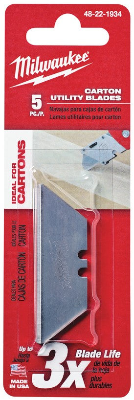 Milwaukee Blades für Universal-Gleitklingen Self - Retracking Blades - 5 Stück - 48221934