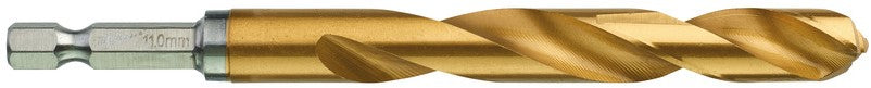 Milwaukee Metal Drill Bit Shockwave HSS-G Tin Red Hex Shockwave HSS-G TiN Red Hex 11 mm - 1 pc - 48894725