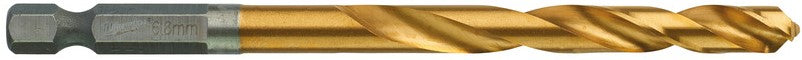 Milwaukee Metal Drill Bit Shockwave HSS-G Tin Red Hex Shockwave HSS-G TiN Red Hex 6.8 mm - 1 pc - 48894716