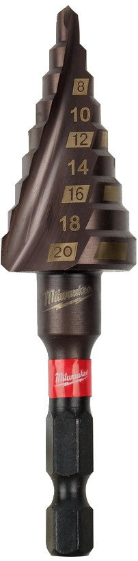 Milwaukee Shockwave ™ Impact Duty ™ Step Drill SHW 4 to 20 mm - 1 pc - 48899263