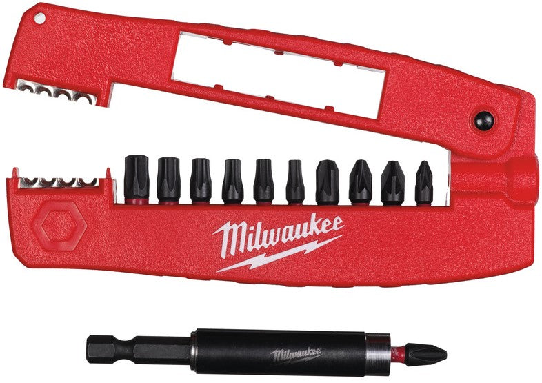 Milwaukee Shockwave Impact Duty™ Schraub-Bit-Kassetten SHW CD-Laufwerk-Führungssatz V2 – 12-teilig – 4932430910