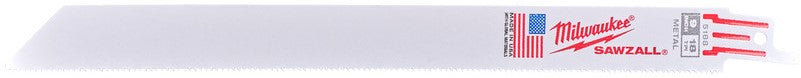 Milwaukee THIN KERF saber saw blades for metal SM 230 x 18 Tpi - 5 pieces - 48005188