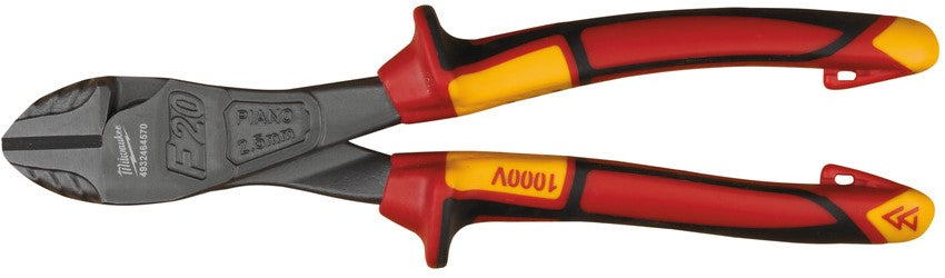Milwaukee VDE Hochleistungs-Diagonal-Drahtschneider. VDE Hochleistungs-Seitenschneider 200 mm - 4932464570
