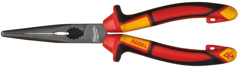 Milwaukee VDE Needle nose pliers VDE Long 45 gr. Round Nose Pliers 205mm - 4932464565